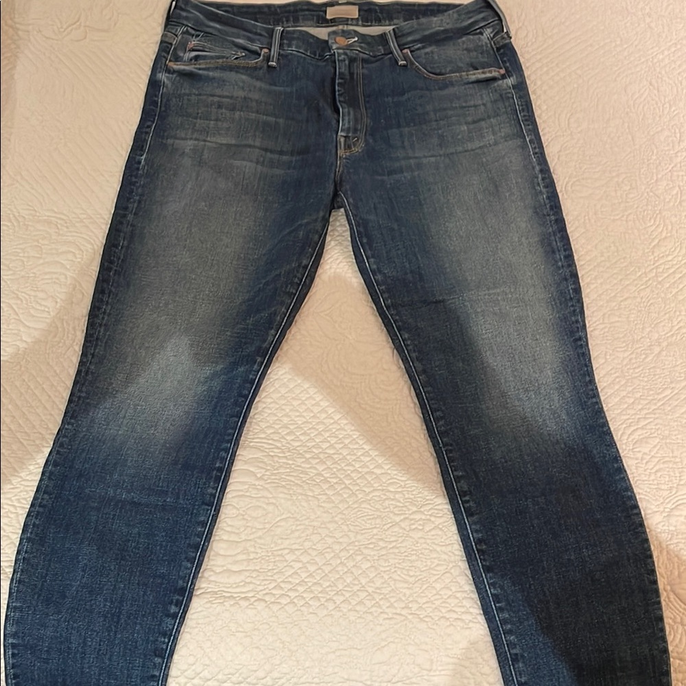 MOTHER Women's Skinny Jeans - Dark Blue